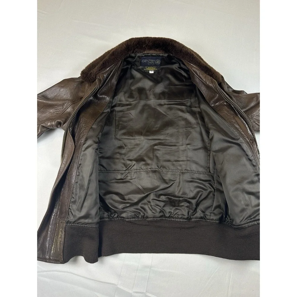 Flight Suits Ltd US‎ Navy G-1 VTG Leather Flight Jacket Size Mens Size 38 Brown